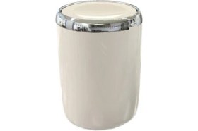 Resim Primanova Lima Çöp Kovası ve Klozet Fırçası Krom Dekorlu 