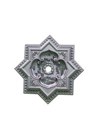 Resim Decogold 60 Cm Yıldız Gümüş Saray Tavan 