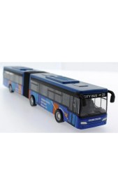 Resim Çek Bırak Mavi Metal Körüklü Otobüs 632-31 