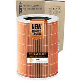 Resim FAF FİLTRE Xiaomi Smart Air Purifier Model 4 Filtre 360 True Cam Hepa Yeni Formullü Filtre Turuncu 