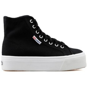 Resim Superga 2708 Hi Top Kadın Günlük Ayakkabı S41273W-F83-SP Siyah 