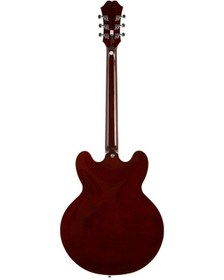 Resim Epiphone Noel Gallagher Riviera Elektro Gitar Dark Wine Red 
