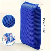 Resim Globalbloom 6pcs Blue Mikrofiber Temizlik Süngeri Seti - Araba Kamyon Motosiklet Karavan Detaylandırma 