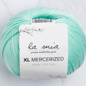 Resim La Mia XL Mercerized Su Yeşili El Örgü İpi - 137 - 33767 