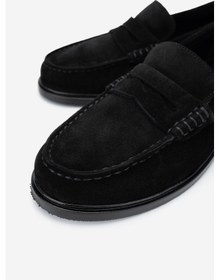 Resim Valmenti Kadın Hakiki Deri Siyah Süet Loafer Ayakkabı 35 Ad2694 Bn Ayk Y25 Sıyah Suet SIYAH SUET 