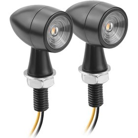 Resim Samdoo 8mm Motosiklet Led Sinyal Lambası - Suzuki, Yamaha, Kawasaki Uyumlu, Parlak Ve Dayanıklı 