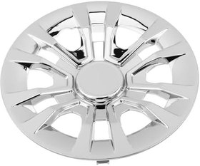 Resim TOPBATHY Golf Cart Wheel Center Hub Caps Chrome Finish Protective Covers For Electric Vehicles Forklifts Easy Installation Stylish Exterior Upgrade 