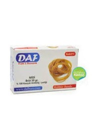 Resim Daf Ambalaj Paket Lastiği 50 Gr. %100 Kauçuk 