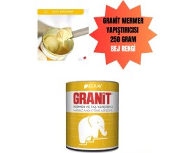 Resim Givy Elkay Granit Mermer Yapıştırıcı 250 Gram Bej 