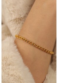 Resim Çgk Çiğdem Gürel Kuyumculuk Hallow Altın Bileklik Yaldız 