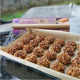 Resim AyrStore Natura Ağartılmamış Hazır Pişirme Kağıdı 10 Yaprak x 5 Paket 