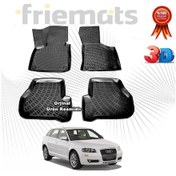 Resim Audi A3 3D Havuzlu Paspas Hb 2003 - 2012 Arası Siyah N11.18053 
