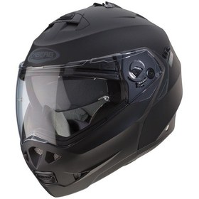 Resim Caberg Duke Iı Mat Siyah Çene Açılır Kask 