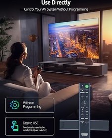 Resim RETROSUN RMT-AH500U Yedek Uzaktan Kumanda Sony Soundbar HT-S350 HT-SD35 SA-WS350 SA-WSD35 SA-SD35 SA-SD35 için uygundur 