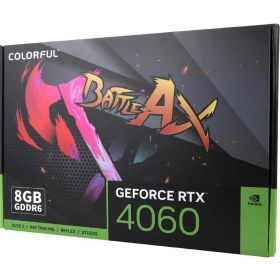 Resim Colorful RTX 4060 8GB GDDR6 Ekran Kartı 128 Bit Çift Fanlı Soğutma ile 2460 MHz Çekirdek Hızı 