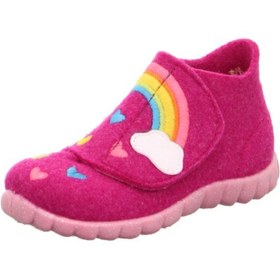 Resim Superfit Kız Çocuk Ev Ayakkabısı Pink Wollfilz Happy 295.55G 