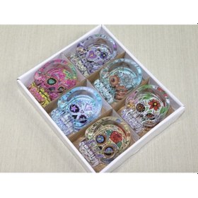 Resim Büro Ev Ofis Dekoru İçin Cam Tarz Kül Tablası Stil Küllük 