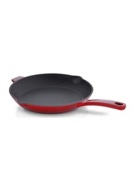 Resim Korkmaz Casta Yuvarlak Grill Döküm Tava Kırmızı 20 cm 