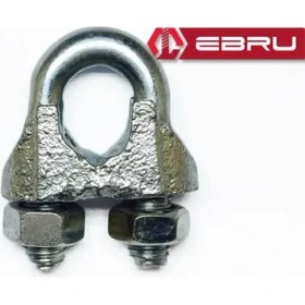 Resim Çelik Halat Bağlama, Düğüm, Klemens 10 mm - 25 Adet - Lisinya 