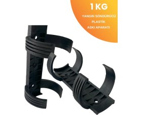 Resim Yefsan 1 kg Yangın Tüpü Askısı - Plastik Askı Aparatı ile Yangın Güvenliğinizi Artırın 