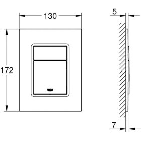 Resim Grohe Skate Cosmopolitan S Kumanda Paneli 37535000 