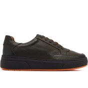 Resim Derimod Erkek Haki Bağcıklı Kalın Tabanlı Deri Sneaker,Kışlık Spor Ayakkabı 25WFD610618 