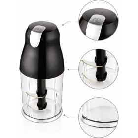 Resim Techora Sale 1.5 Litre Elektrikli Doğrayıcı 4 Bıçaklı Paslanmaz Çelik Rondo 
