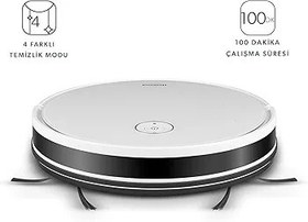 Resim Homend Alex 1288h Moplu ve Akıllı Robot Süpürge Gyroscope Beyaz 