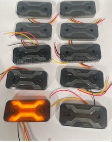 Resim Ahmet Otomotiv 10 Adet Füme Dark Model Sarı-turuncu Led Lamba 