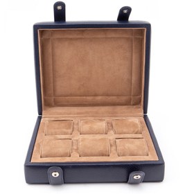 Resim Togo Deri Saat Koleksiyon Kutusu - Lacivert- Patates 