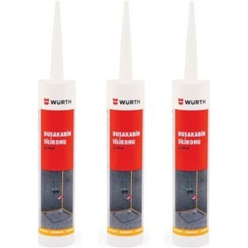 Resim Würth Tvet Duşakabin Silikonu Şeffaf 310 Ml 3 Lü Paket 