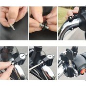 Resim Jokmae 2 Adet Siyah Evrensel Jokmae Gidon Kiliti Montajlı Kask Güvenlik Kilidi Jokmae Bisiklet Aksesuarları 