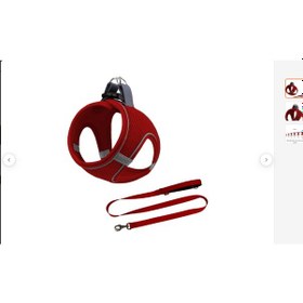 Resim Air Mesh 2'li Bundle Set Kedi Köpek Göğüs Tasması + Köpek Gezdirm 