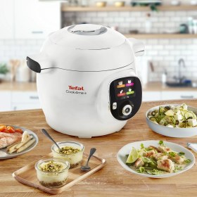 Resim Tefal COOK4ME Akıllı Çoklu Pişirici, Multicooker, Yüksek Basınçlı Pişirici, 150 Tarif, CY851130 