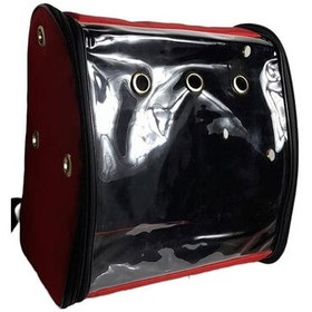 Resim Multi Magic Çift Açılılır Kedi ve Küçük Irk Köpek Taşıma Çantası - Kırmızı 