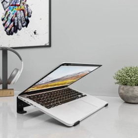 Resim Portatif Sökülebilir Laptop Sehpası Laptop Standı Notebook Standı Macbook Uyumlu Dizüstü Stand 
