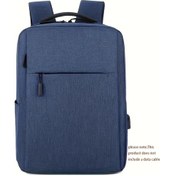 Resim Tianchishop Longluan Hafif Büyük Kapasiteli Mavi Laptop Sırt Çantası Okul Seyahat Bagaj Diğer 