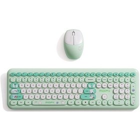 Resim Mofii Kablosuz Klavye Ve Fare Seti 110 Tuşlu Tam Boy Ultra İnce 