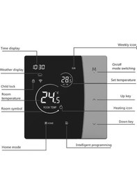 Resim Fortunelane Sdm6-3a Akıllı Su Isıtma Termostati: Wifi Uzaktan Kontrol, Enerji Tasarrufu, Çocuk Güvenliği, Isı Koruma - Kombi/sıvı 