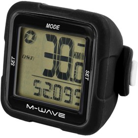 Resim Kilometre Saati - M-WAVE XIV Silikon, 14 Fonksiyonlu, Kablosuz 