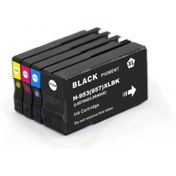 Resim photo print Premium® Hp Officejet Pro 8210 Uyumlu 4 Renk Muadil Kartuş Seti 