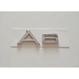 Resim Audi̇ A6 Arka Bagaj Yazısı 