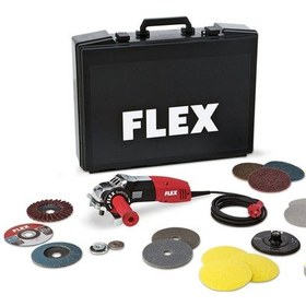 Resim Flex LE14-7125SET 1400W İnox (Paslanmaz) İçin Avuç Taşlama Seti 