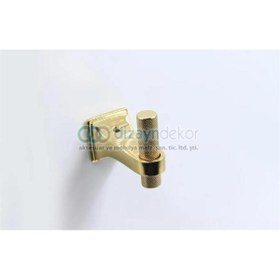 Resim DİZAYNAKS Park Tekli Bornoz Askılığı Gold Parlak Altın 