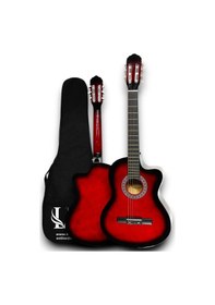 Resim Cg-3901rd Klasik Gitar 4/4 Sap Ayarlı Kesik Kasa Full Set 