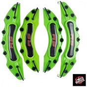 Resim Yeşil Ford Rs Kırmızı 4'lü Kaliper Seti Yapıştırma Logolu 