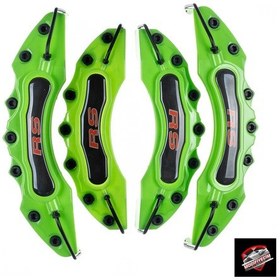 Resim Yeşil Ford Rs Kırmızı 4'lü Kaliper Seti Yapıştırma Logolu 