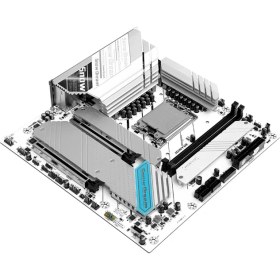 Resim Jgınyue Z790M Snow Dream D5 Intel Z790 Chıpset Ddr5 8000 Mhz(Oc) 1700 Soket Matx Gamıng Anakart 