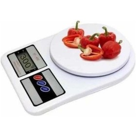Resim Mutfak Tartısı Dijital Göstergeli Hassas Tartı 10 Kg Kapasiteli Çok Renkli 