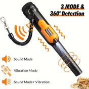 Resim LCD Ekranlı ve Suni Deri Kılıflı 3 Modlu Metal Dedektörü Pinpointer - IP68 Su Geçirmez, Yetişkinler ve Gençler için Yüksek Hassasiyetli El Tipi Dedektör, Açık Hava Hazine Avı, Plaj, Park, Havuz Kenarı (Pil Dahil) | Ergonomik Tasarım | Su Geçirmez Yapı 